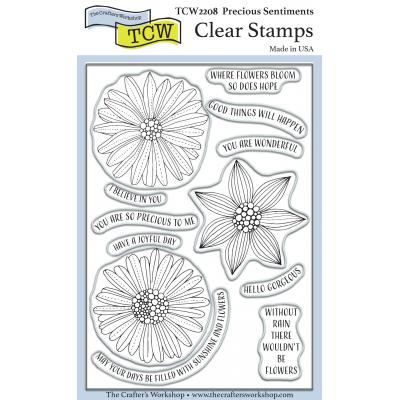 The Crafter's Workshop Clear Stamps - Precious Sentiments